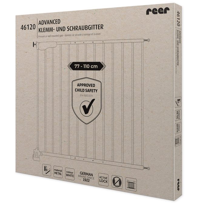 Bramka zabezpieczająca 77-110cm T-Gate REER