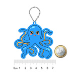 Brelok breloczek gadżet odblaskowy odblask zawieszka ośmiornica