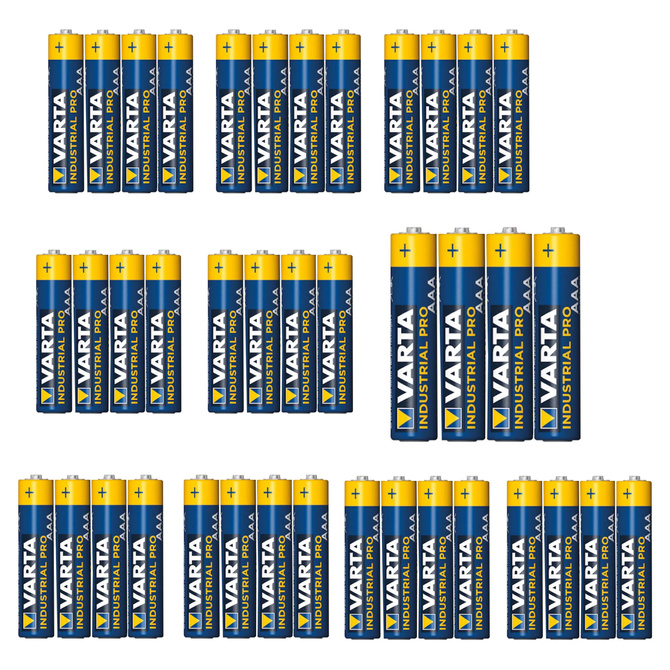 Baterie Industrial alkaiczne AAA LR03 MN2400 E92 4003 VARTA 40szt