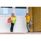 Kamizelka odblaskowa żółta dla dzieci szkolnych 45x50cm