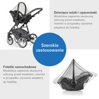 Moskitiera nosidełka fotelika samochodowego REER