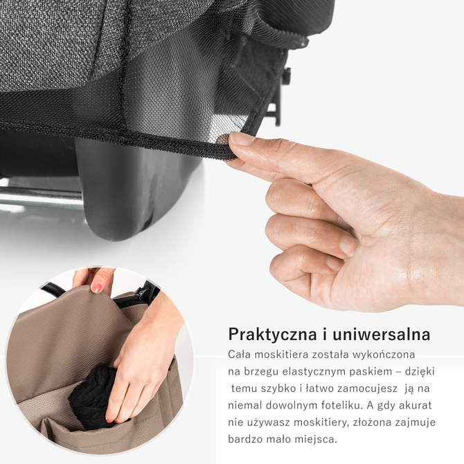 Moskitiera nosidełka fotelika samochodowego REER