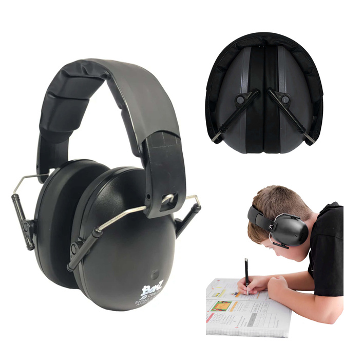 Słuchawki dla dzieci z autyzmem Aspergerem +3lat Black BANZ