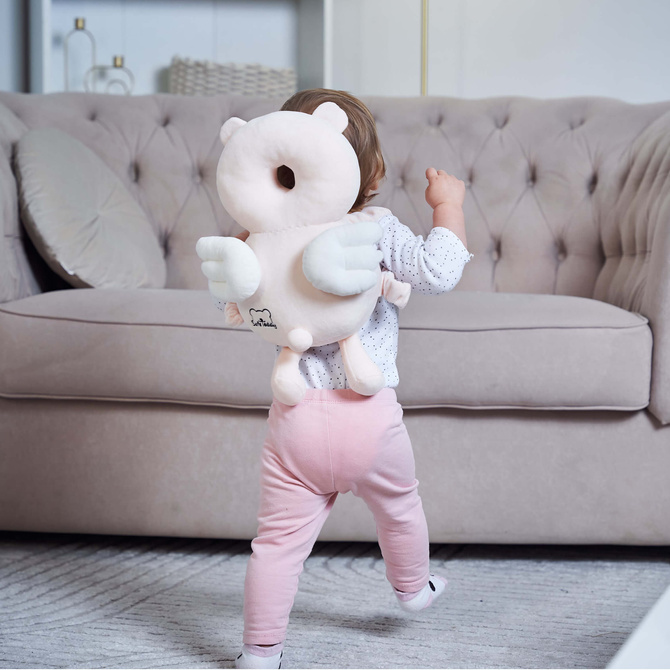 Poduszka szelki plecak bezpieczeństwa do nauki chodzenia miś SafeTeddy