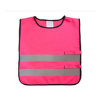 Kamizelka odblaskowa z własnym nadrukiem dla dzieci młodzieży logo napis