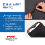 Daszek osłona przeciwsłoneczna do wózka gondoli spacerówki UV UPF 50+ REER
