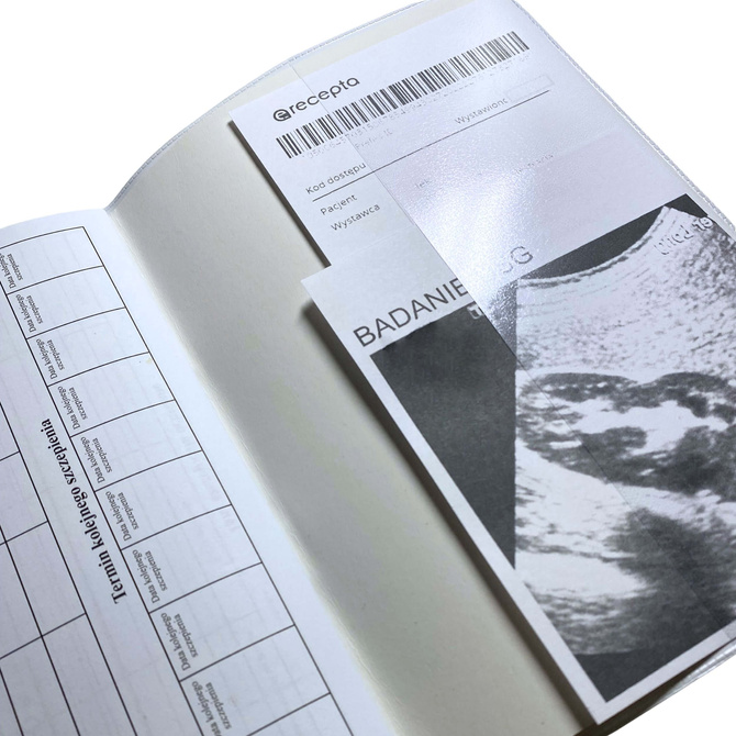 Książeczka Zdrowia Dziecka Książeczka Szczepień A5+okładka bocian