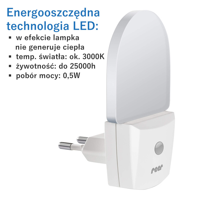 Lampka LED do kontaktu czujnik zmierzchu REER