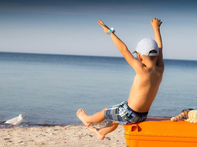 Opaska identyfikacyjna bezpieczeństwa dziecka wielorazowa tęcza SIBAND