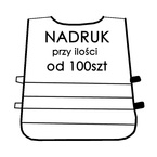 Usługa nadruku 1szt przy zakup od 100szt kamizelek