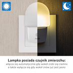 Lampka LED do kontaktu czujnik zmierzchu REER