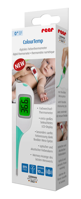 Termometr elektroniczny medyczny LCD-XL timer REER