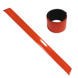 Opaska odblaskowa samozaciskowa 3x34cm pomaranczowa