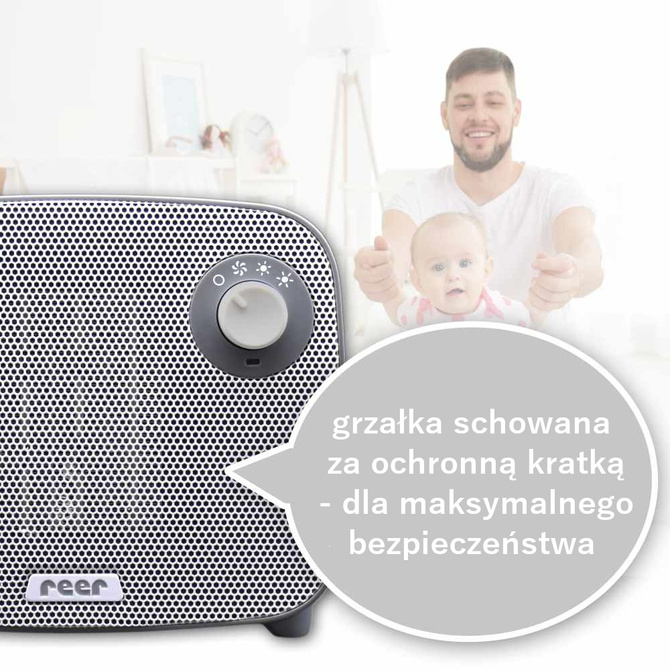 Grzejnik termowentylator farelka 700/1500W REER