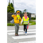 Kamizelka odblaskowa ostrzegawcza niebeska dzieci przedszkol 42x45cm 10szt