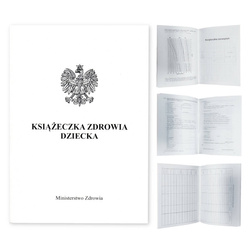 Książeczka Zdrowia Dziecka, Książeczka Szczepień wzór na 2025r A5