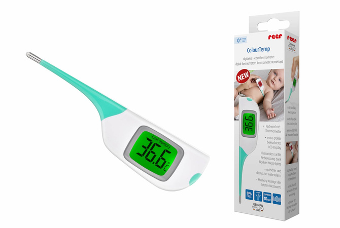 Termometr elektroniczny medyczny LCD-XL timer REER