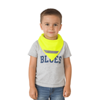 Chusta odblaskowa bandana z pasem odblaskowym dzieci 45x45x66cm żółta 10szt