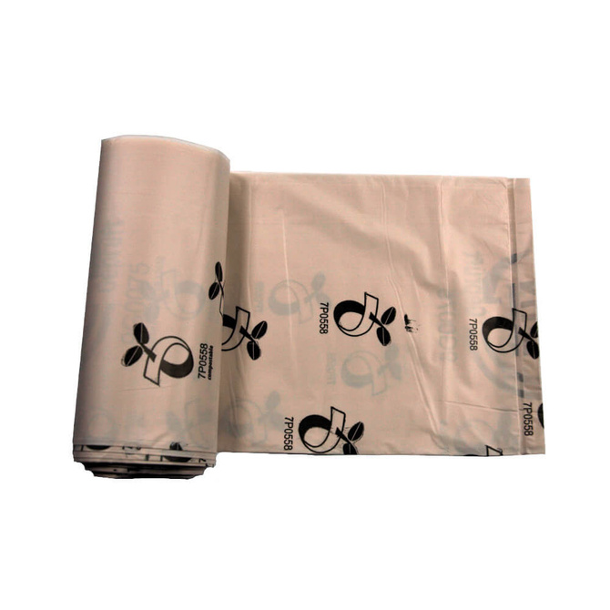 Worki biodegradowalne kompostowalne ATEST 120L 300 sztuk 30 rolek SIPEKO