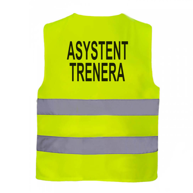 Kamizelka odblaskowa VEST2 BHP z nadrukiem logo zestaw 100szt