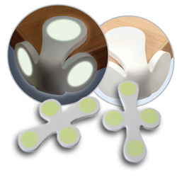 Świecące nakładki ochronne na narożniki 2szt REER