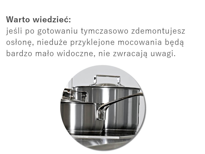 Osłona płyty kuchennej kuchenki XL 57-91cm REER