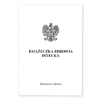 Książeczka Zdrowia Dziecka Książeczka Szczepień wzór 2025r A5 + okładka