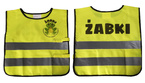 Kamizelka odblaskowa z własnym nadrukiem dla dzieci logo napis 100 sztuk