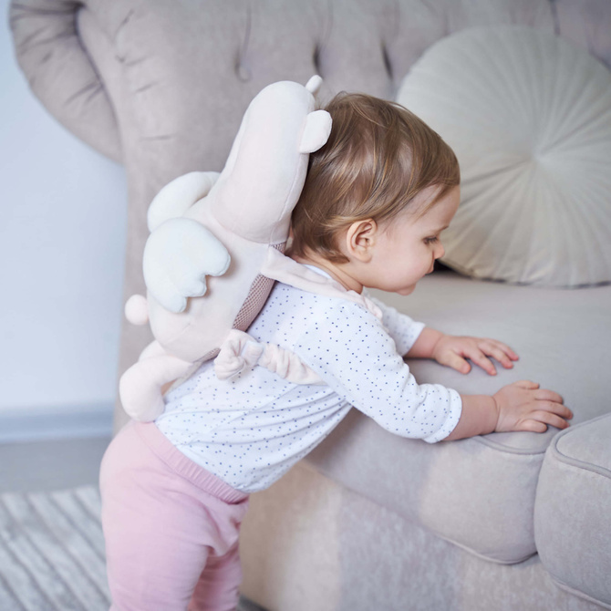 Poduszka szelki plecak bezpieczeństwa do nauki chodzenia miś SafeTeddy