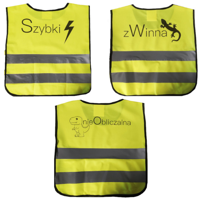 Usługa nadruku 1szt przy zakupie 1-19szt kamizelek