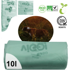 Worki na psie odchody biodegradowalne 10L 10szt