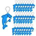 Brelok breloczek gadżet odblaskowy odblask zawieszka delfin 25szt