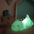 Lampka nocna LED timer dinozaur REER +baterie AAA
