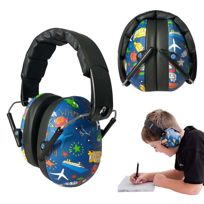 Słuchawki ochronne nauszniki wygłuszające dzieci 3lata+ Transport BANZ