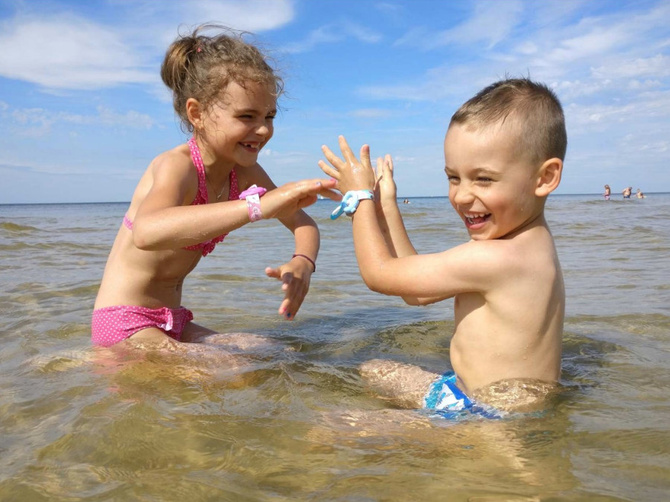 Opaska identyfikacyjna bezpieczeństwa dziecka wielorazowa tęcza SIBAND