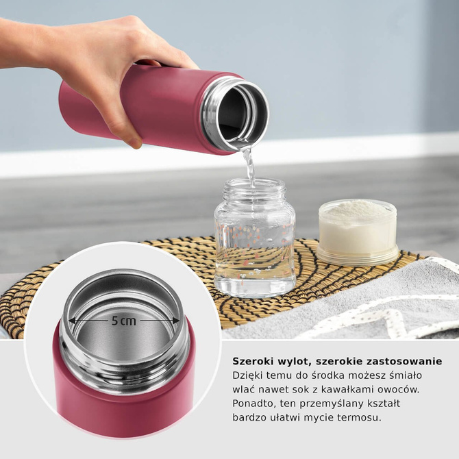 Termos ze stali szlachetnej nierdzewnej 450ml REER