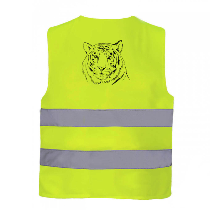 Kamizelka odblaskowa VEST2 BHP z nadrukiem logo 