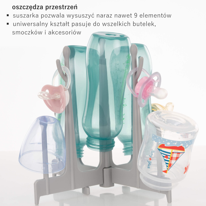 Suszarka ociekacz butelek smoczków składana REER