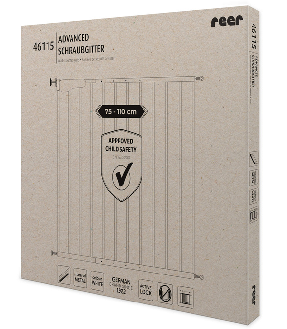 Bramka przykręcana 73-110cm metal S-Gate REER