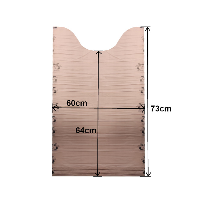 Worki biodegradowalne kompostowalne ATEST 120L 300 sztuk 30 rolek SIPEKO
