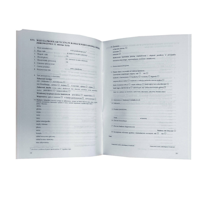 Książeczka Zdrowia Dziecka Książeczka Szczepień A5+okładka niedźwiedź