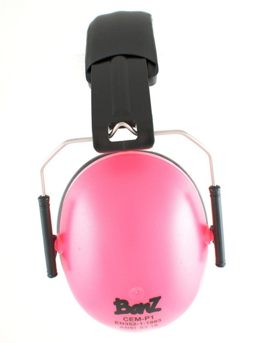 Słuchawki ochronne nauszniki wygłuszające dzieci 3lata+ Petal Pink BANZ