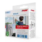 Zabezpieczenie okna drzwi balkonowych REER +klamka 3szt