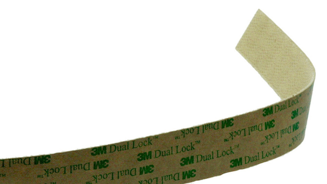 Rzep przemysłowy niskoprofilowy 2,5x50cm klej Dual Lock SJ4570 3M