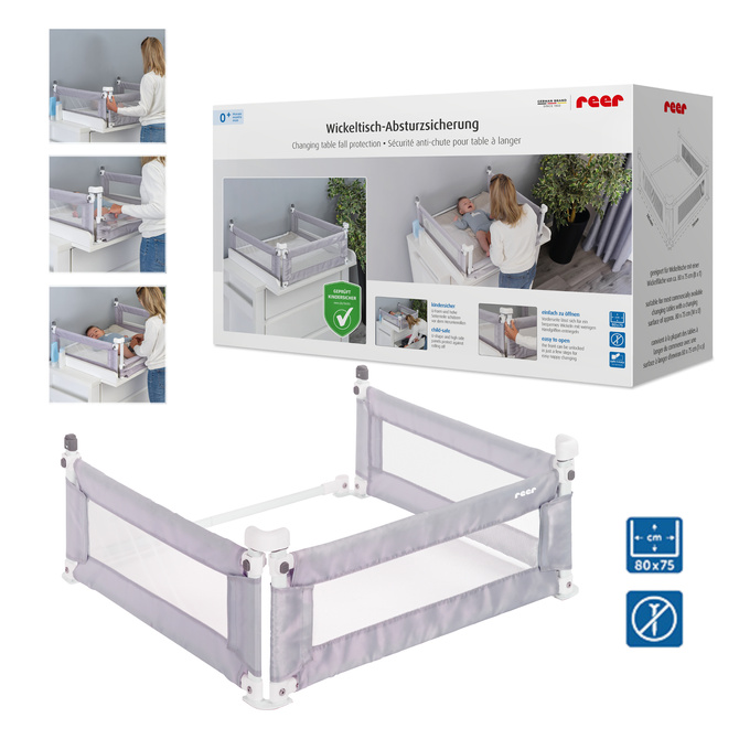 Barierka zabezpieczająca przed upadkiem z przewijaka 80x75cm REER