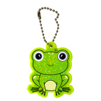 Brelok breloczek gadżet odblaskowy odblask zawieszka żaba żabka 25szt