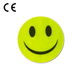 Naklejka odblaskowa na plecak rower kurtkę buźka