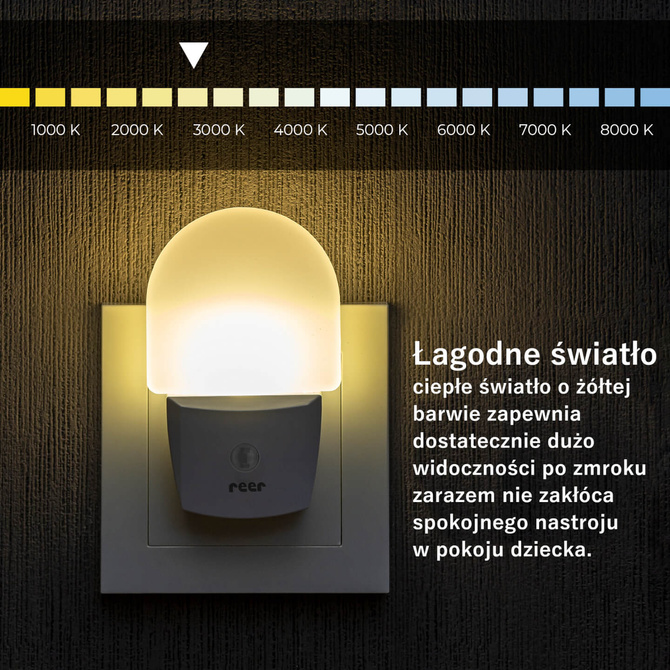 Lampka LED do kontaktu czujnik zmierzchu REER