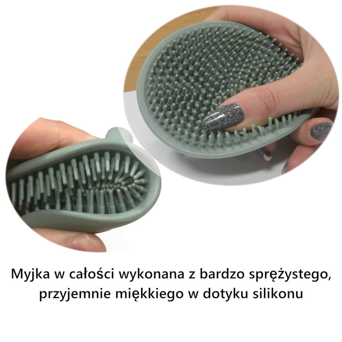 Silikonowa gąbka myjka dla dzieci niemowląt REER