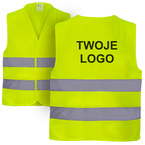 Kamizelka odblaskowa VEST2 BHP z nadrukiem logo zestaw 100szt